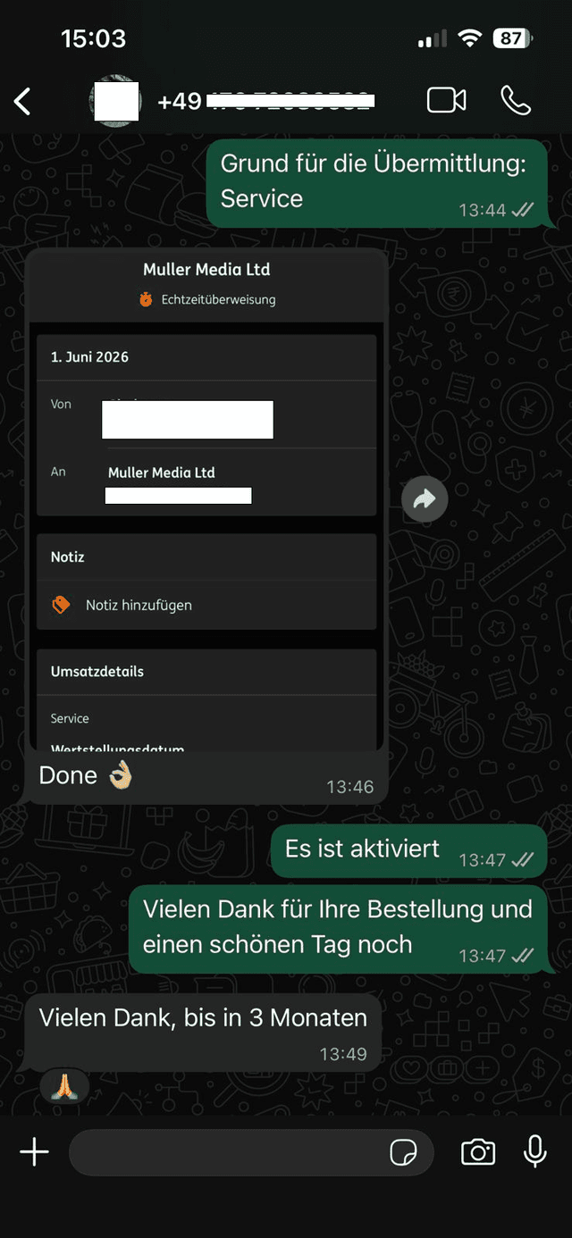 Customer review